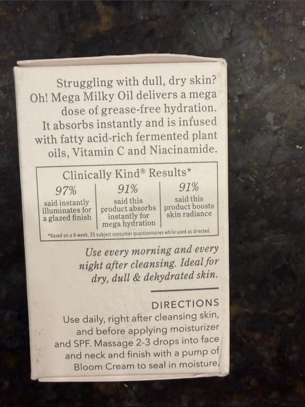 Beekman 1802 Oh! Mega Milky Oil - White & Yellow Box